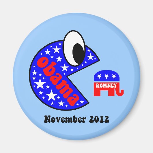 Cool und lustig Obama 2012 Magnet (Vorne)