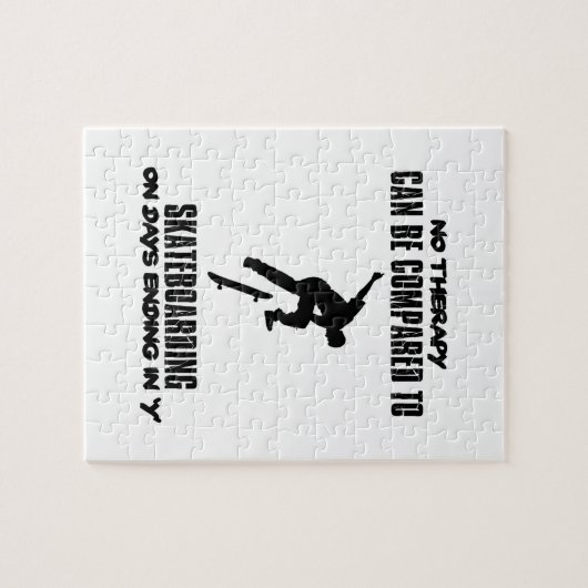 cool und skateboarding ENTWÜRFE neigend Puzzle (Horizontal)