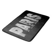 Cool und Vintag Paris und Eiffelturm Badematte (Schrägansicht)