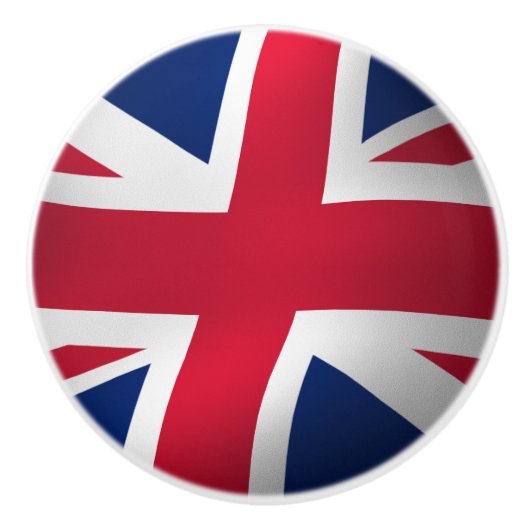 COOL UNION JACK UK FLAG KERAMIKKNAUF (Vorderseite)