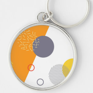 Cool, unique, trendy, urban geometric illustration schlüsselanhänger
