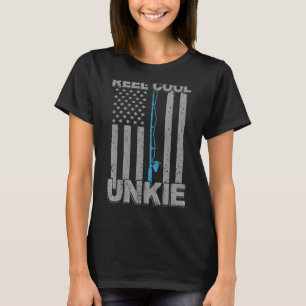 Cool Unkie Uncle Fishing Vathday T-Shirt