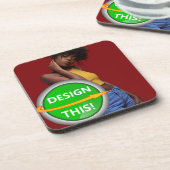 COOL! Untersetzer aus Hartkunststoff - Rückseite a (Linke Seite)