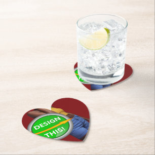 COOL! Untersetzer - Herz - kundenspezifisch