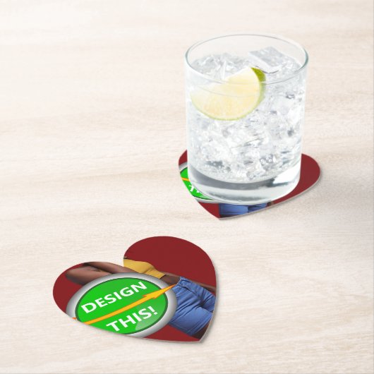 COOL! Untersetzer - Herz - kundenspezifisch (Vor Ort)