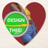 COOL! Untersetzer - Herz - kundenspezifisch (Vorderseite)