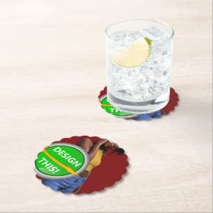 COOL! Untersetzer - Rund skaliert - kundenspezifis