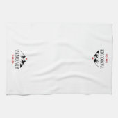 Cool Vancouver Canada Mountains Maple Leaf Geschirrtuch (Horizontal)