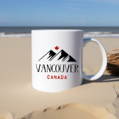 Cool Vancouver Canada Mountains Maple Leaf Kaffeetasse
