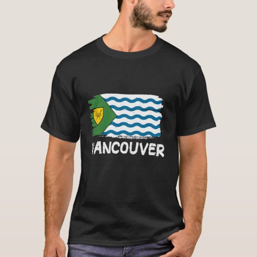 Cool Vancouver Flag 1 T-Shirt (Vorderseite)