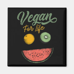 Cool Vegan für Lebensgefährte Ernährung Pflanze Er Magnet