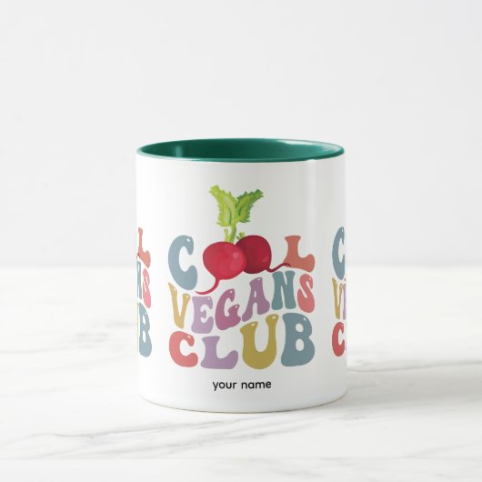 Cool Vegans Club / Pflanze Mama Tasse (Zentrum)