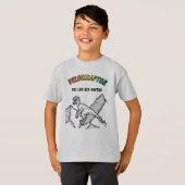 Cool Velociraptor Dinosaur T - Shirt (Vorne ganz)