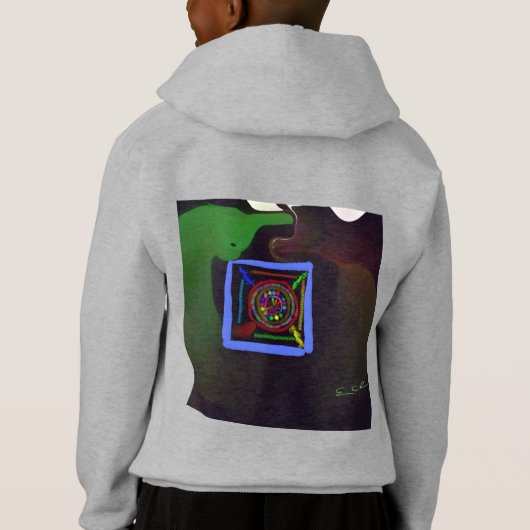 Cool View! - Boy's Hoodie (Rückseite)