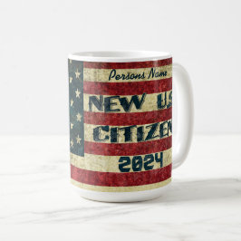 Cool Vintage neue US-Bürger-Kaffee-Tasse 2024 Kaffeetasse