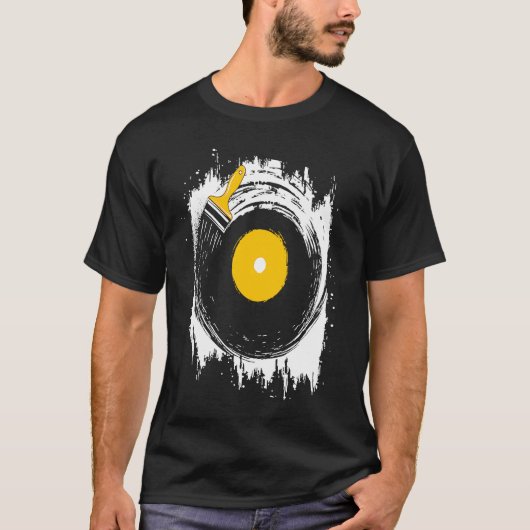 cool vinyl record  graphic  vinyl record music T-Shirt (Vorderseite)