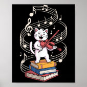 Cool Violin Art For Men Women Kid Violin Player Mu Poster (Vorne)