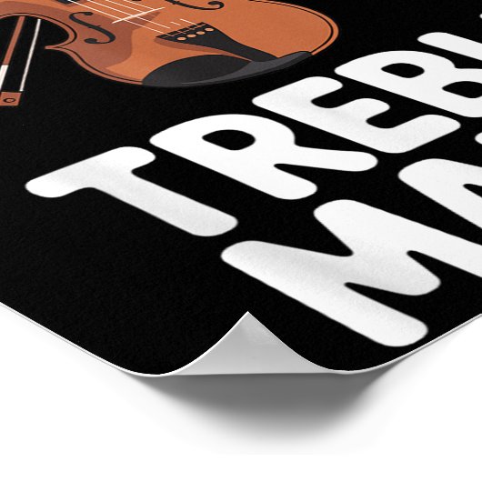 Cool Violin Art For Men Women Violinist Violin Pla Poster (Ecke)