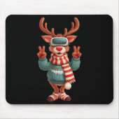 Cool Virtual Reality Reindeer Costume For Adults A Mousepad (Vorne)