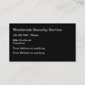 Cool Visitenkarte (Rückseite)