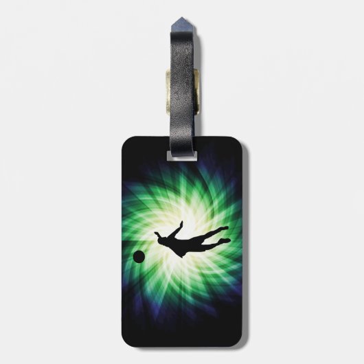 Cool Volleyball Gepäckanhänger (Rückseite vertikal)