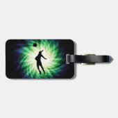 Cool Volleyball Gepäckanhänger (Rückseite horizontal)