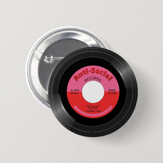 "Cool" von Unlike You Button (Vorne & Hinten)