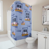 Cool Wall Windows Sommermuster Duschvorhang (Beispiel)