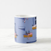 Cool Wall Windows Sommermuster Kaffeetasse (Mittel)