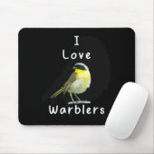 Cool Warbler _ Vogelbeobachter Mousepad (Mit Mouse)