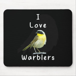 Cool Warbler _ Vogelbeobachter Mousepad