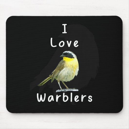 Cool Warbler _ Vogelbeobachter Mousepad (Vorne)