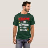 Cool Warning Talk About Bugs Funny Insekt Boy T-Shirt (Vorne ganz)