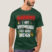 Cool Warning Talk About Bugs Funny Insekt Boy T-Shirt (Vorderseite)