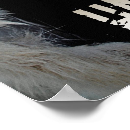 Cool Warrior Frauenposter, Glück! Poster (Ecke)