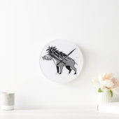 Cool Warty PIG - Tierliebhaber - Warthog - Natur Runde Wanduhr (Zuhause)