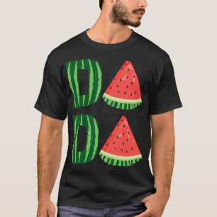 Cool Watermelon Dada Funny Vater Familienurlaub Su T-Shirt