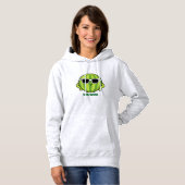 Cool Watermelon Sunglasses Cartoon Graphic Hoodie (Vorne ganz)