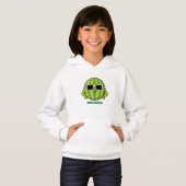 Cool Watermelon Sunglasses Cartoon Graphic Hoodie (Vorne ganz)