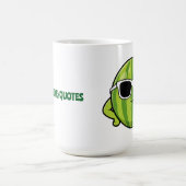 Cool Watermelon Sunglasses Cartoon Graphic Kaffeetasse (Mittel)