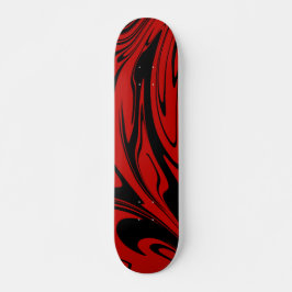 Cool Wave Red Black Skateboard