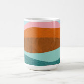 Cool Wave Tasse – Retro-Ozean-inspiriertes Design (Mittel)