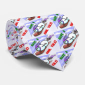 Cool Weihnachten Snowman Krawatte (Gerollt)