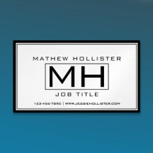 Cool Weiß und Schwarz Beruflich