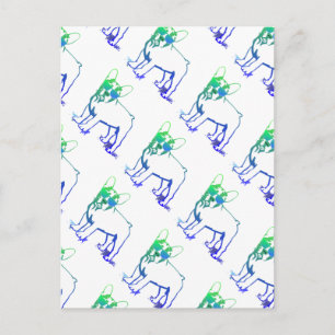 Cool Welpe Postkarte