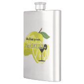 Cool, wenn das Leben Ihnen Zitronen-Flasche Flachmann (Links)