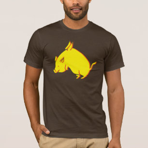 Cool, wenn Schweine Schweine Fliegen Schweine Funn T-Shirt