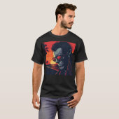 Cool Werewolf Retro Sunset T-Shirt (Vorne ganz)
