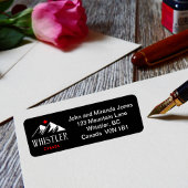 Cool Whistler Canada Mountains Maple Leaf Dark