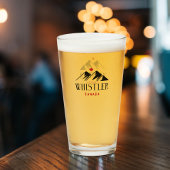 Cool Whistler Canada Mountains Maple Leaf Glas